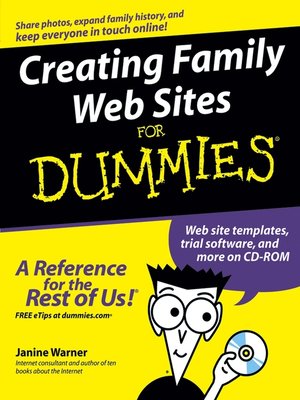 cover image of Creating Family Web Sites For Dummies